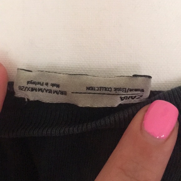 ZARA Grey rock n roll T Shirt with Design like NEW - Picture 5 of 5